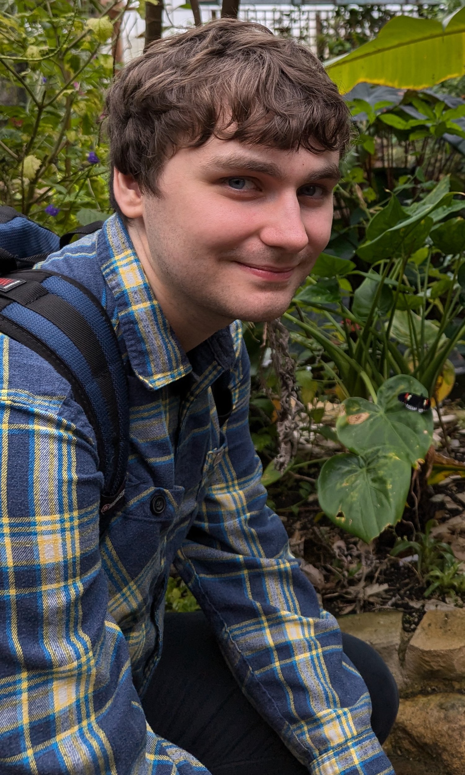 Image 1, me in a butterfly garden